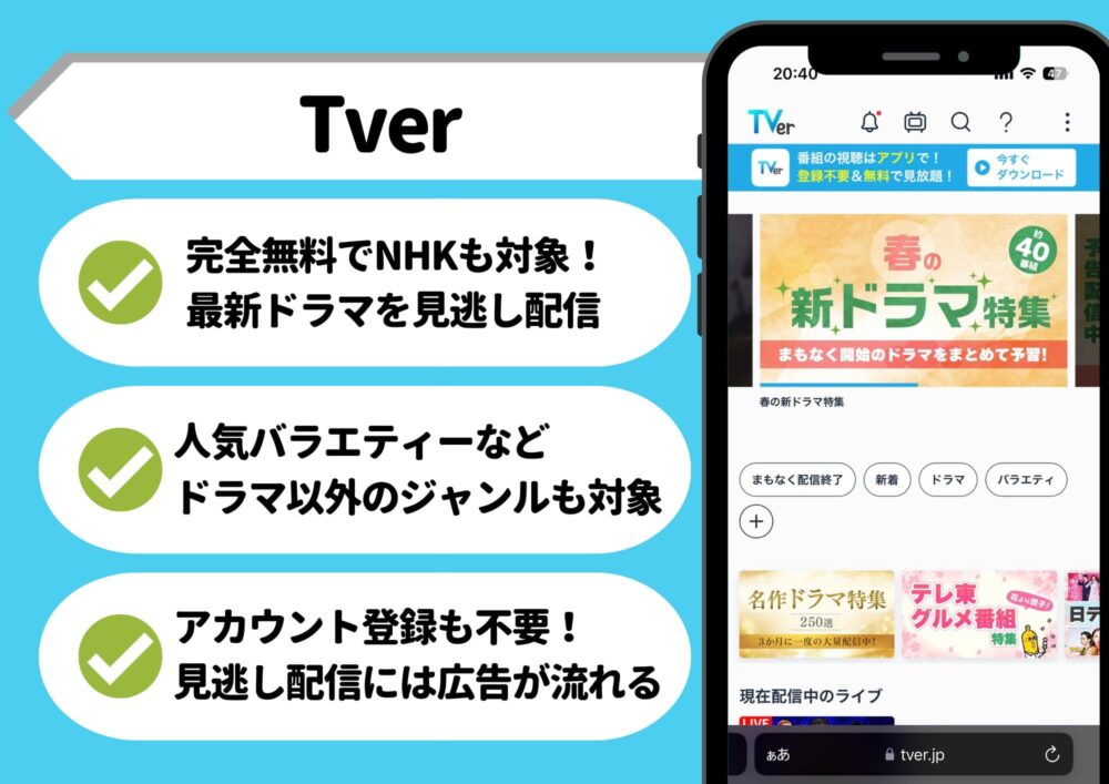 TVer　韓国ドラマ