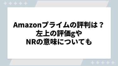 Amazonプライムビデオの評判は？左上の評価gやNRの意味についても