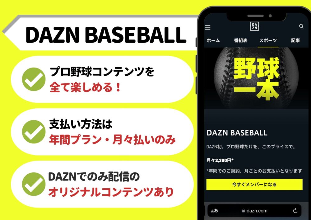 DAZN　BASEBALL