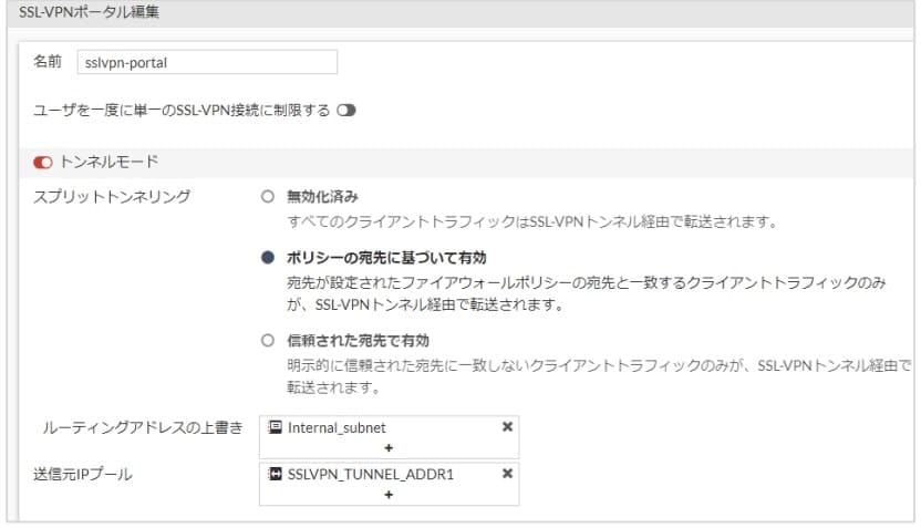 Fortigate SSL-VPN