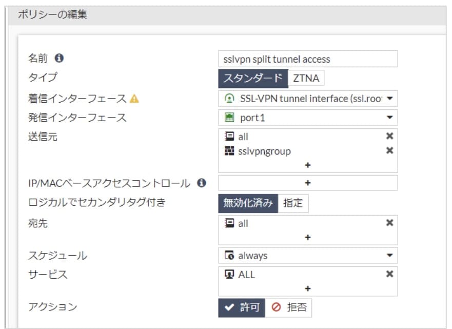 Fortigate SSL-VPN