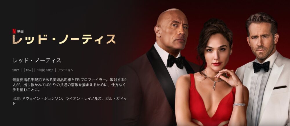 Netflix レッド・ノーティス