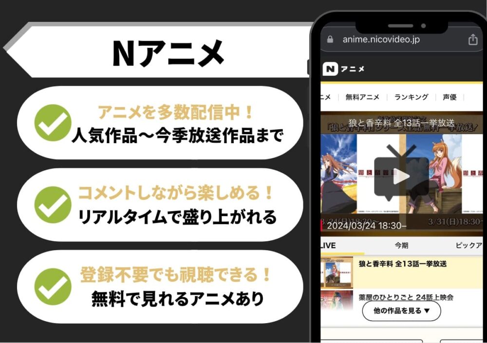 Nアニメ無料