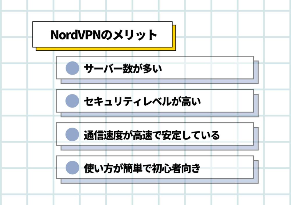 NordVPN メリット